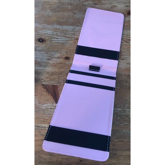 Coolman Golf Scorecard Holder Pink Embroidered Logo Golfer Score Card Portfolio - Picture 3 of 8